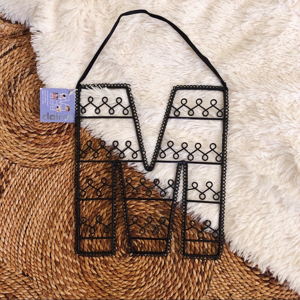 M initial memory board / jewelry wall hanging